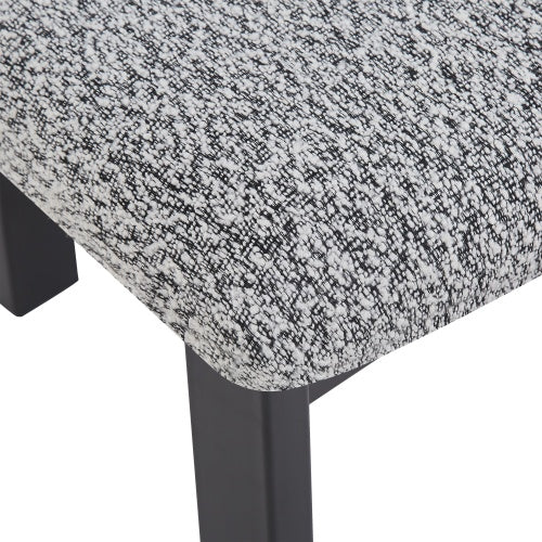 US Local Upholstered Armless Dining Chairs With Metal Legs  Set Of 2