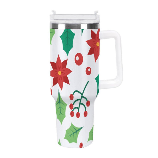PHDT00305 POD US Local Tumbler 40 oz Large Capacity Car Cup Christmas Red Green
