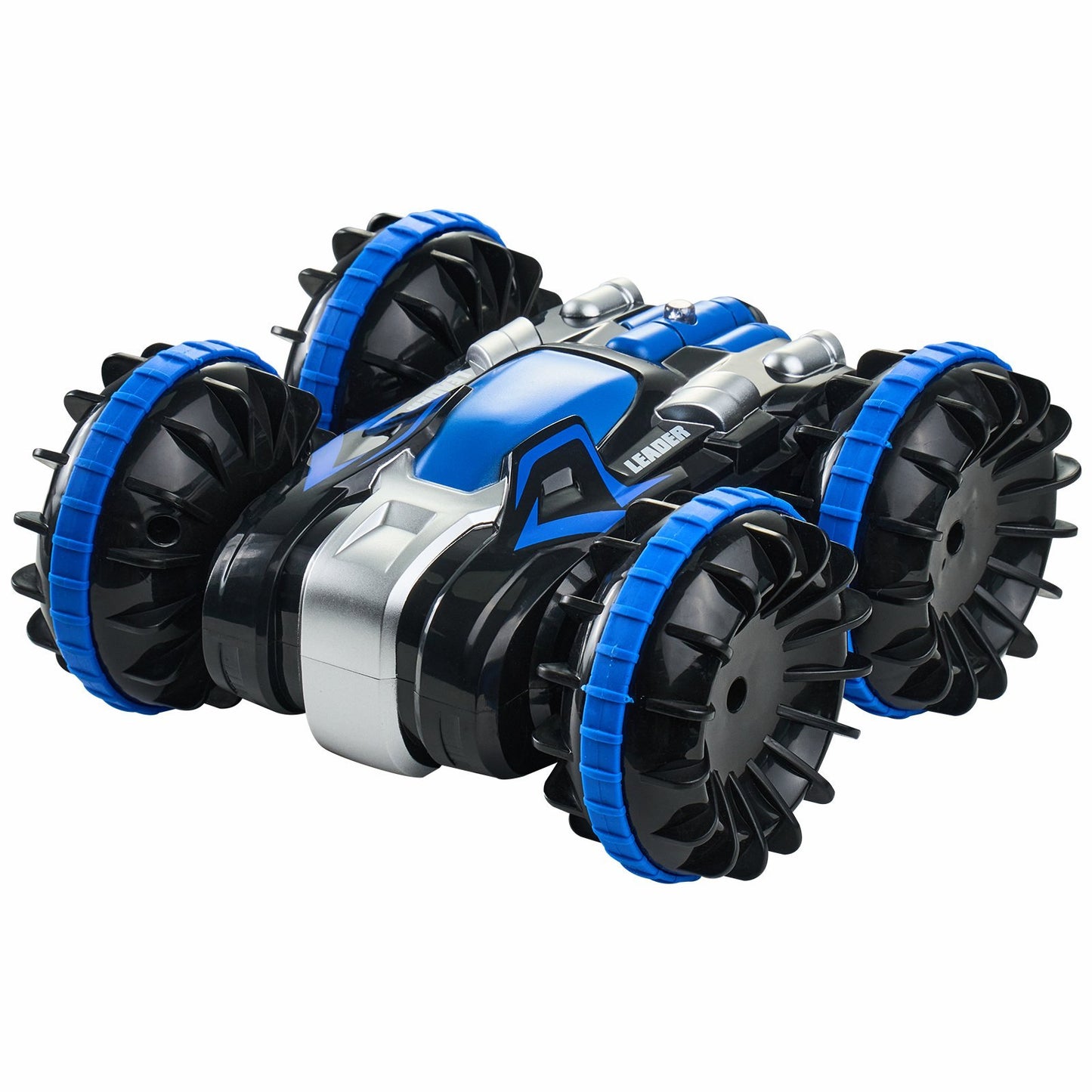 US Local VEVOR Amphibious Remote Control Car Boat 2.4 GHz 4WD RC Boat Kids Adults Blue