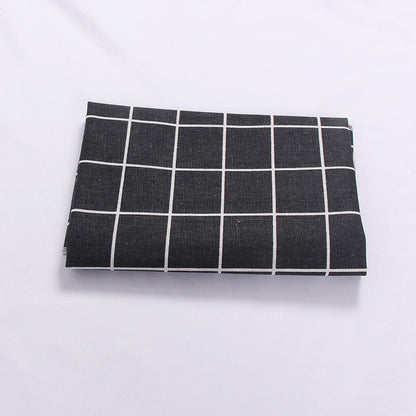 Plaid table mat placemat napkin