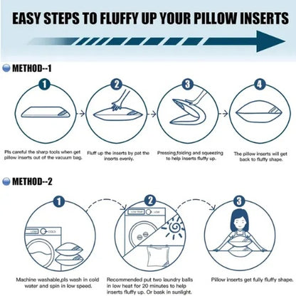 US Local Bed Pillows Blue 1pack