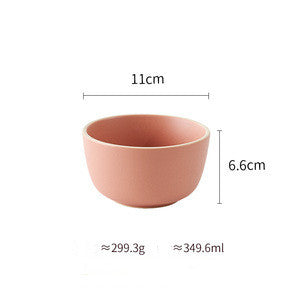 US Local Pure Color Matte Ceramic Plate