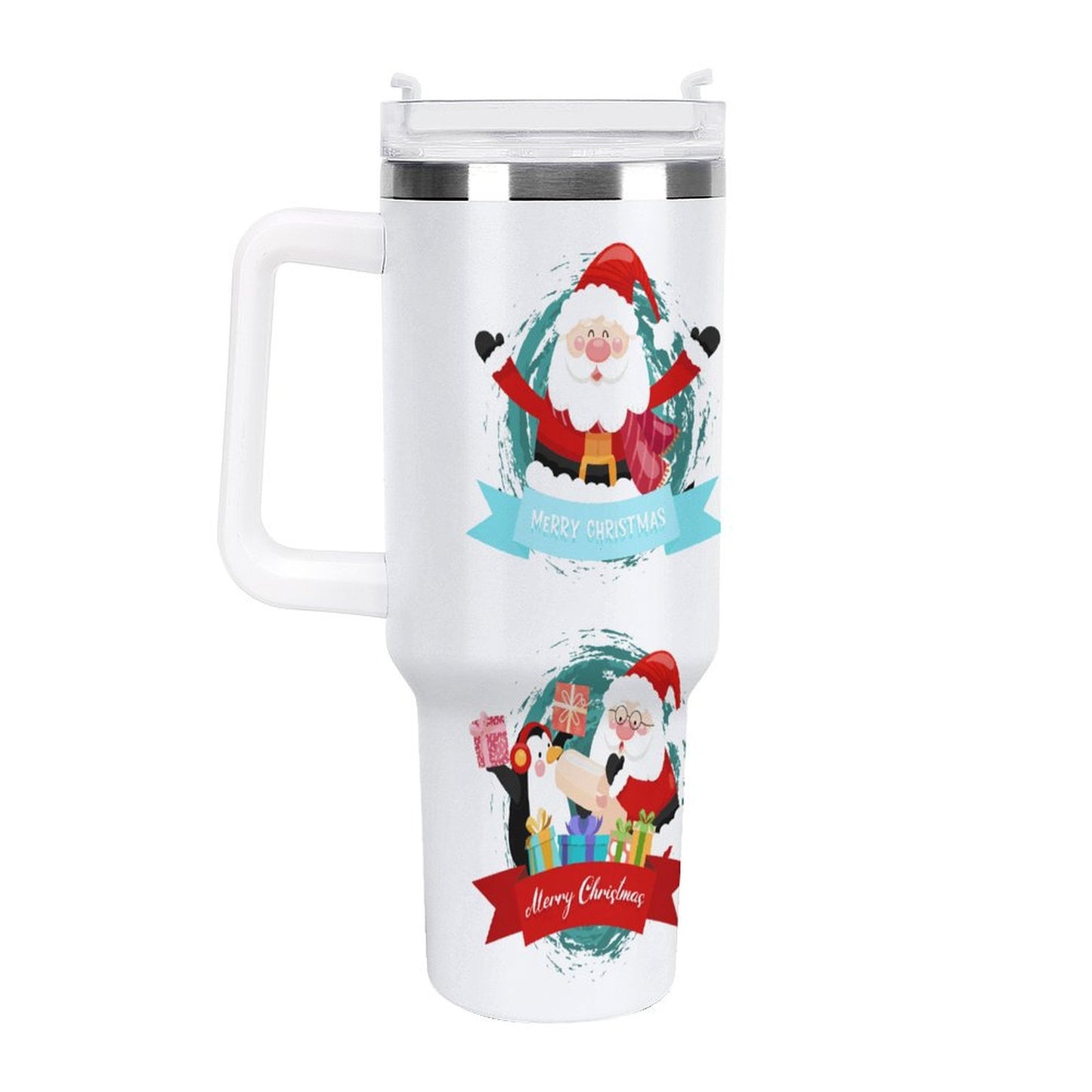 PHDT00338 POD US Local Tumbler 40 oz Large Capacity Car Cup Christmas, Santa