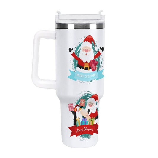 PHDT00338 POD US Local Tumbler 40 oz Large Capacity Car Cup Christmas, Santa