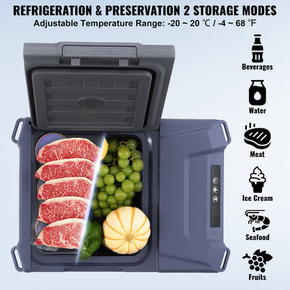 US Local Portable Car Refrigerator Freezer Compressor 9 L Single Zone For Car Home