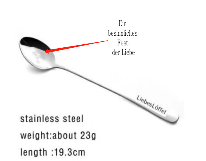 Stainless Steel Spoon You Are My Sunshine Couple Family Tableware