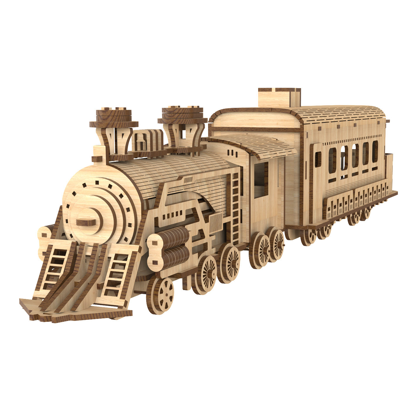 US Local Home Fashion Simple Garoustan Train Puzzle Toys