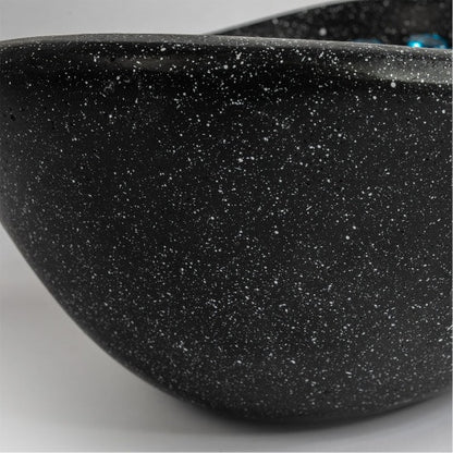 US Local Tabletop Fire Pit Black, Outdoor & Indoor Fire Pit, Portable Concrete Fire Pit, Personal Ethanol Fireplace, Outdoor Table Top Fire Pit, Mini Fire Pit Smokeless Fire Bowl