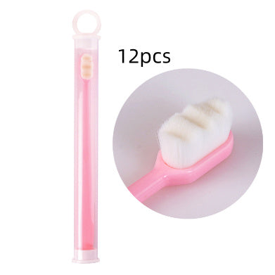 US Local Ultra-fine Toothbrush Super Soft Bristle Deep Cleaning Brush Portable For Oral Care Tools Teeth Care Oral Cleaning Travel