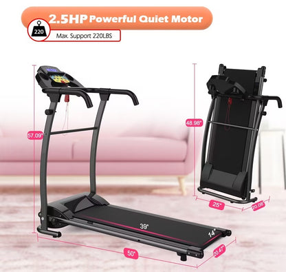 US Local Folding Treadmill Electric Running Machine