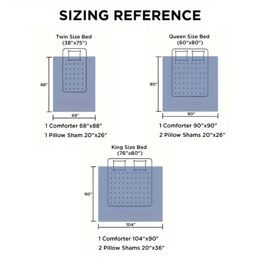 US Local Spring Milan Quilt 3-piece Set King And Twin