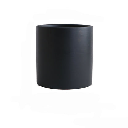 Ceramic Flowerpot With Straight Tube And Tray