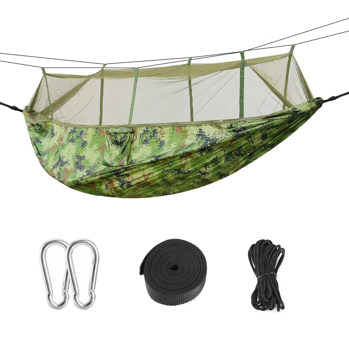 US Local Camping Hammock, Portable Double Hammock With Net