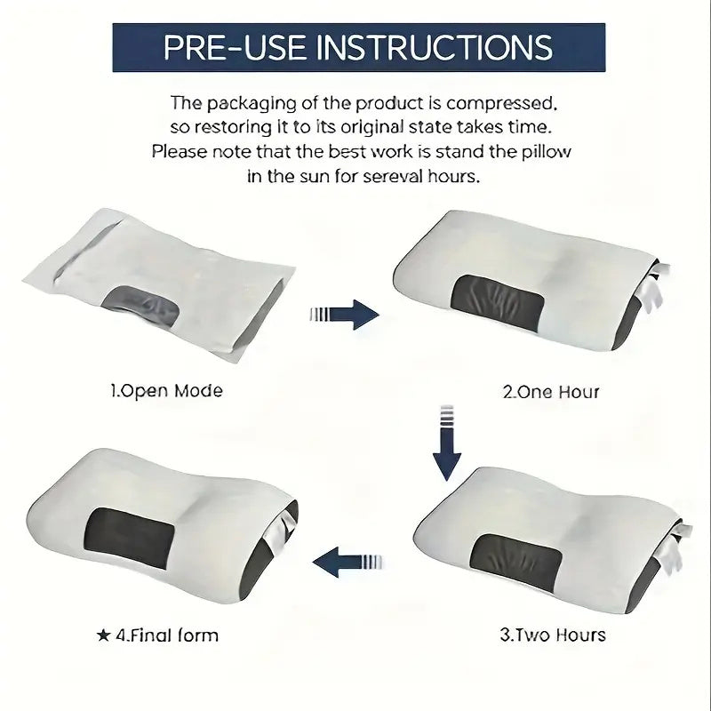 US Local YBZ 3D Knitted Cotton Massage Pillow 2pack