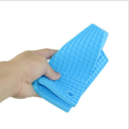 Square honeycomb cushion silicone placemat
