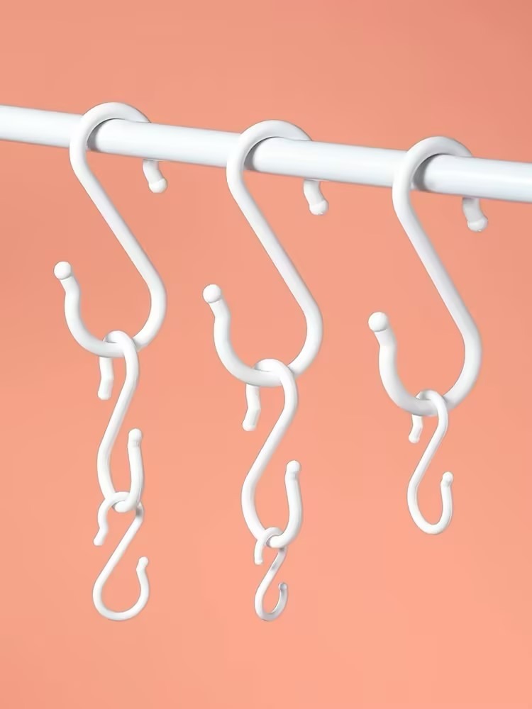 US Local The Ultra-practical Oversized S-hook Is Suitable For A Variety Of Scenarios. They Are Powerful Load-bearing Storage Tools And Essential Items For Homes, Kitchens, And Bathrooms.
