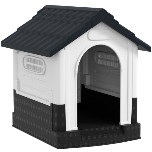 UK Local PawHut Outside Dog Kennel House, For Miniature Dogs, 64.5 X 57 X 66cm