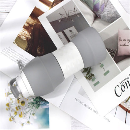 US Local Silicone folding water bottle