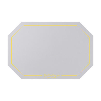 Octagonal Leather Placemat Waterproof Household Table Mat Heat Proof Mat Placemat