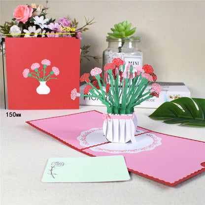 Pastoral Thanksgiving Day 3D Flower Greeting Card