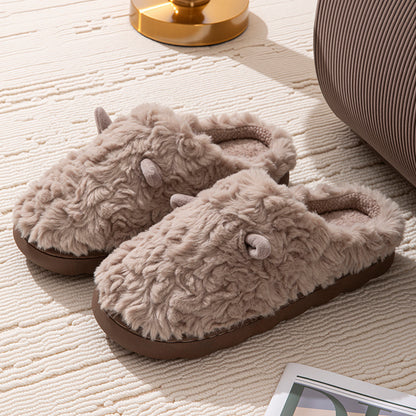 Non-slip Thickening Thermal Home Cotton Slippers