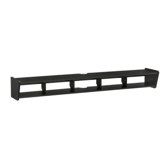 US Local Modern Wall-Mounted Floating TV Stand Solid Black