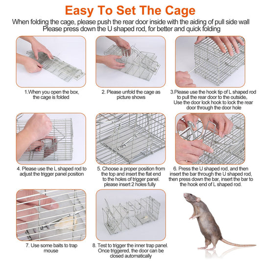 US Local Humanized And Reusable Mouse Traps Are Safe And Suitable For Families, Children, Pets, And Easy To Install.