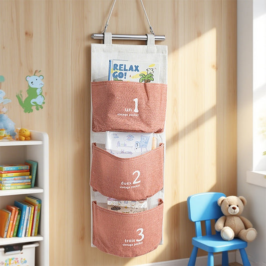 US Local Three-layer Hanging Storage-Pink 5095