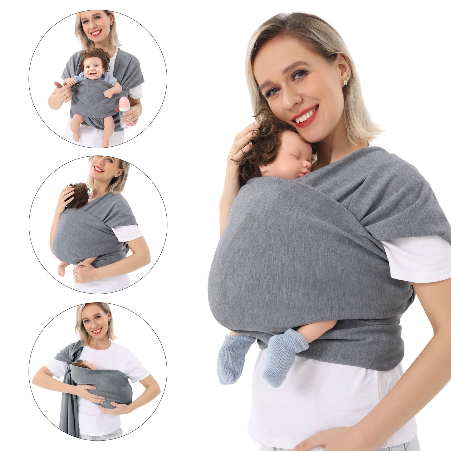 US Local Baby Carrier Front Wrap Scarf Baby Carrier Bag Multi-functional Baby Carrier Front And Back Dual