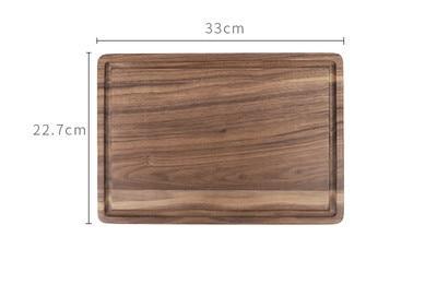 US Local Black Walnut Wood Cutting Board Creative Whole Tray Fruit Chopping Cutting Board Wood Chopping Blocks For Kitchen