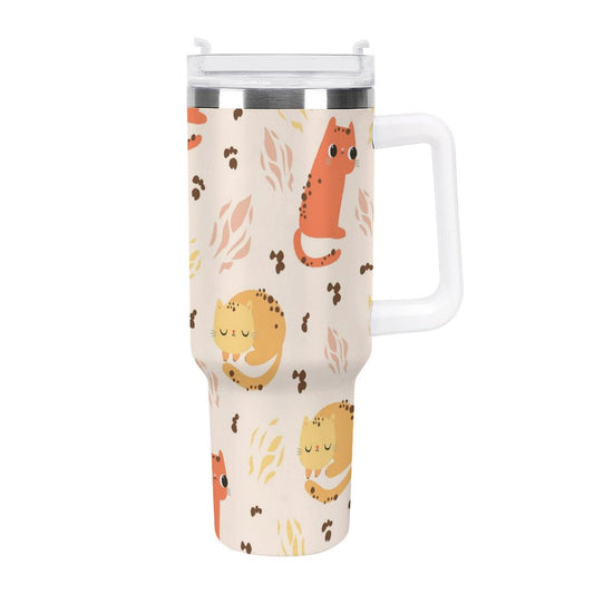 PHDT00242 POD US Local Tumbler 40 oz Large Capacity Car Cup Cat