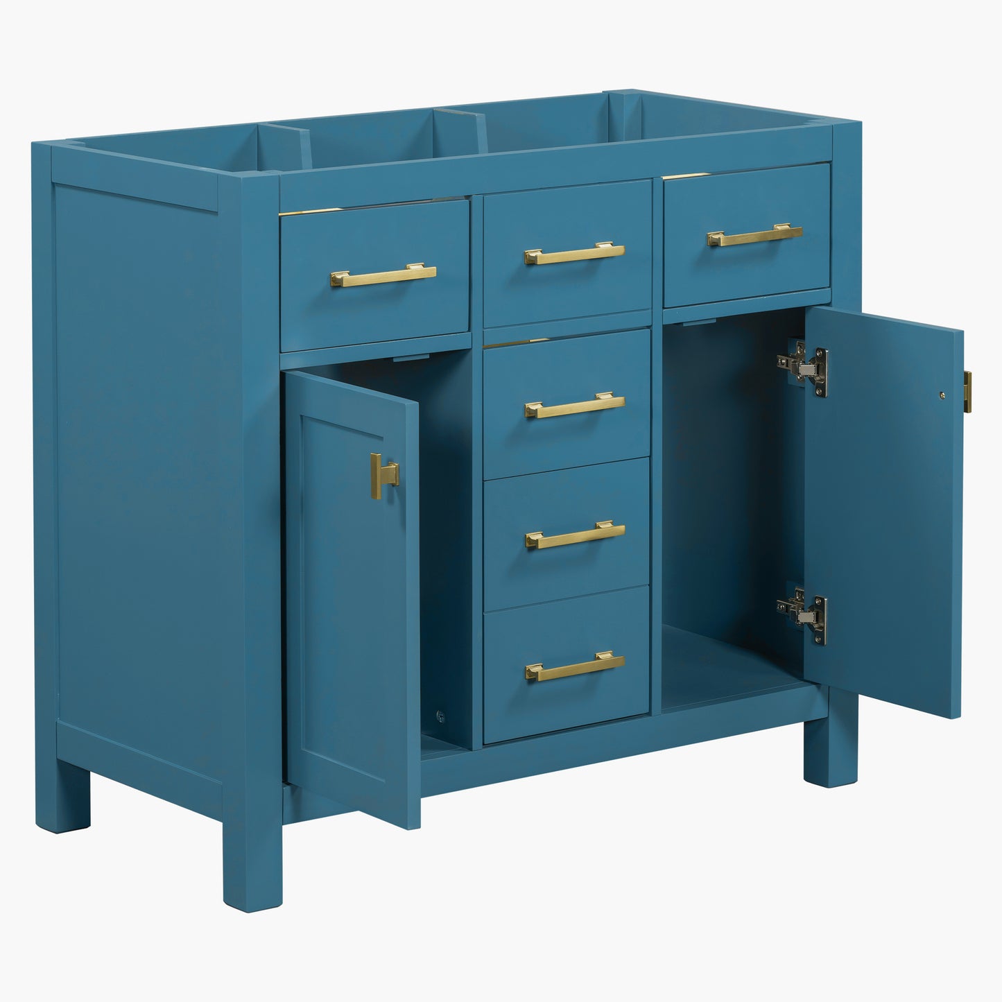 US Local Solid Wood Bathroom Storage Cupboards