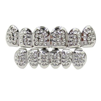 US Local Halloween Prom Gold Braces Spike Dress Up