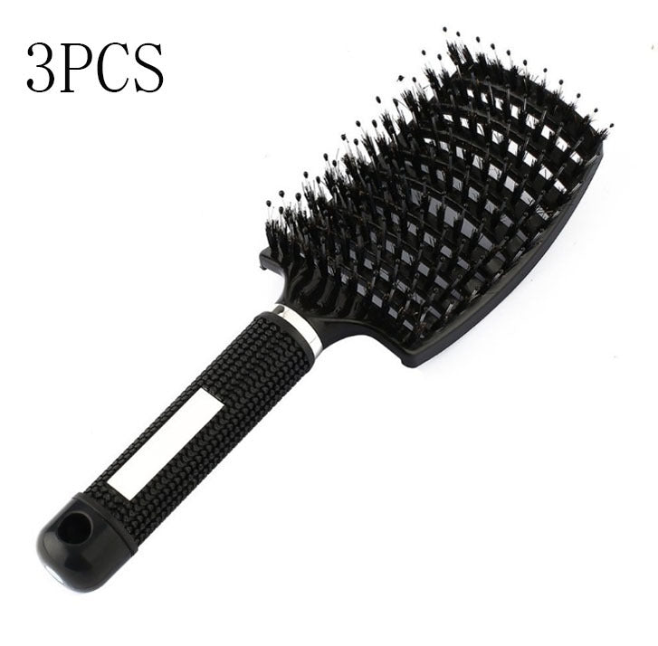 US Local Hairbrush Anti Klit Brushy Haarborstel Women Detangler Hair Brush Bristle Nylon Scalp Massage  Teaser Hair Brush Comb