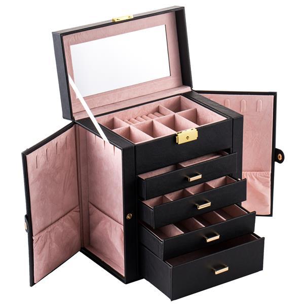 US Local Double Opening 5-layer Jewelry Storage Box