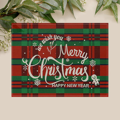 Christmas Printing Non-slip Placemat