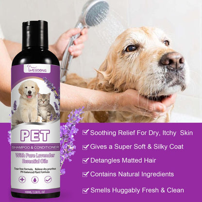 US Local Yegebang Pet Shampoo And Shower Gel Relieves Itchy Skin And Leaves Hair Smooth And Untangled