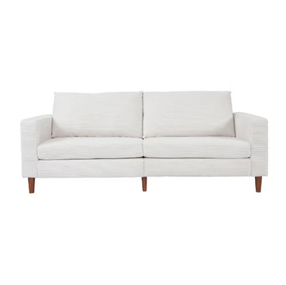 US Local Beige Linen Sofa