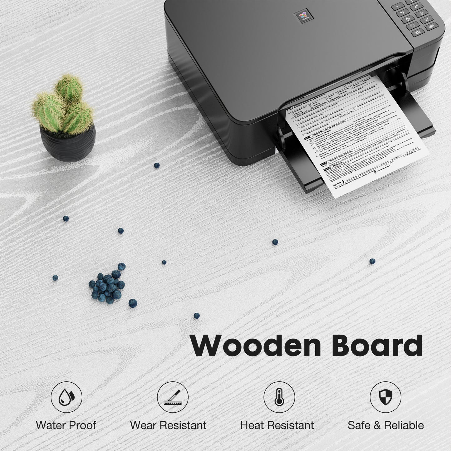 US Local 3 Drawer Mobile Rolling Lateral File Cabinet For Home Office And Kids Room