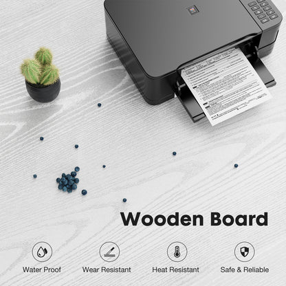 US Local 3 Drawer Mobile Rolling Lateral File Cabinet For Home Office And Kids Room