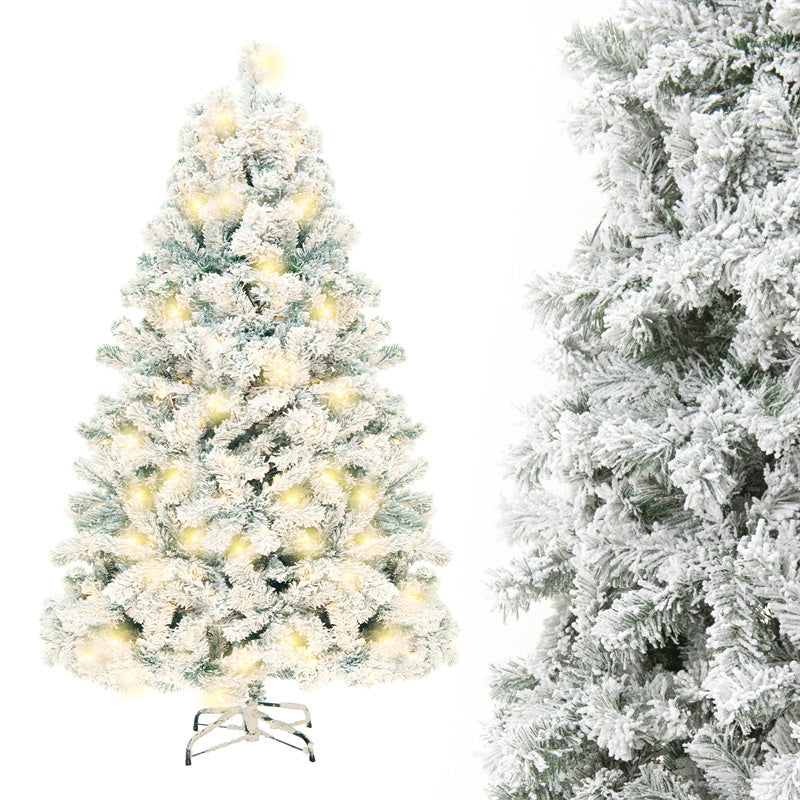 USA Local Christmas Tree PVC Artificial Snow Christmas Tree Mall Window Decoration Tree Cedar Christmas Tree Christmas Decoration Supplies