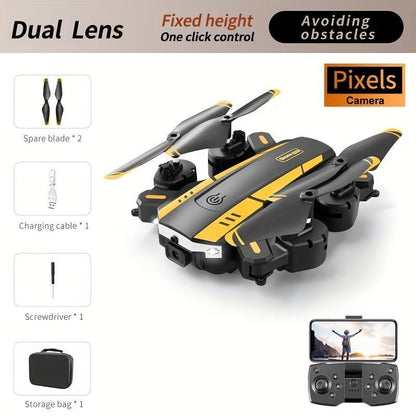 US Local T6 Orange - Dual Camera Drone