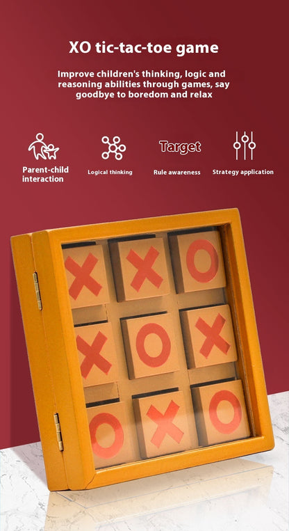 Children's Educational Intelligence Unlock Toy Wooden Cube Flat Ball Maze Game Burr Puzzle