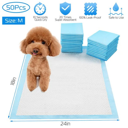 US Local 50 Pcs Set Dog Training Pads