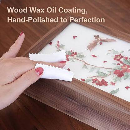 US Local Solid Wood Jewelry Storage Box Ladies Retro Wooden Necklace Jewelry Bracelet Watch Display Box Handmade Wedding Birthday Anniversary Jewelry Box