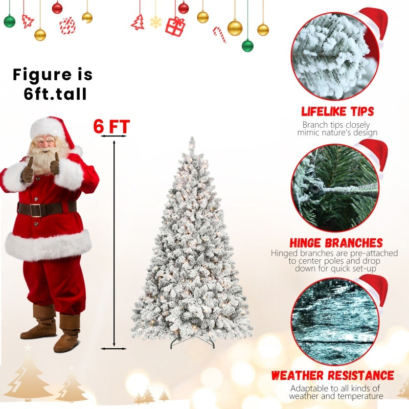 US Local PVC, Christmas Tree, Christmas Decorations, Warm Lights