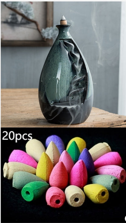 Indoor Incense Tower Incense Cone Incense View Smoke