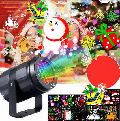 16 Pattern Christmas Projection Lamp