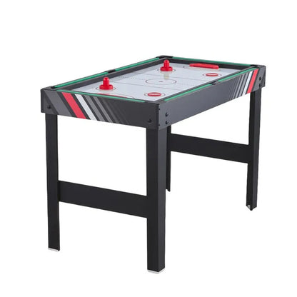 US Local 4-in-1 Combo Game Table Set, Air Hockey Table, Multi Combination Table With Air Hockey, Pool Billiard, Foosball, Ping Pong, Pushers & Pucks, Sports Arcade Table For Family Game Room Office