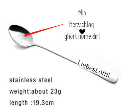 Stainless Steel Spoon You Are My Sunshine Couple Family Tableware